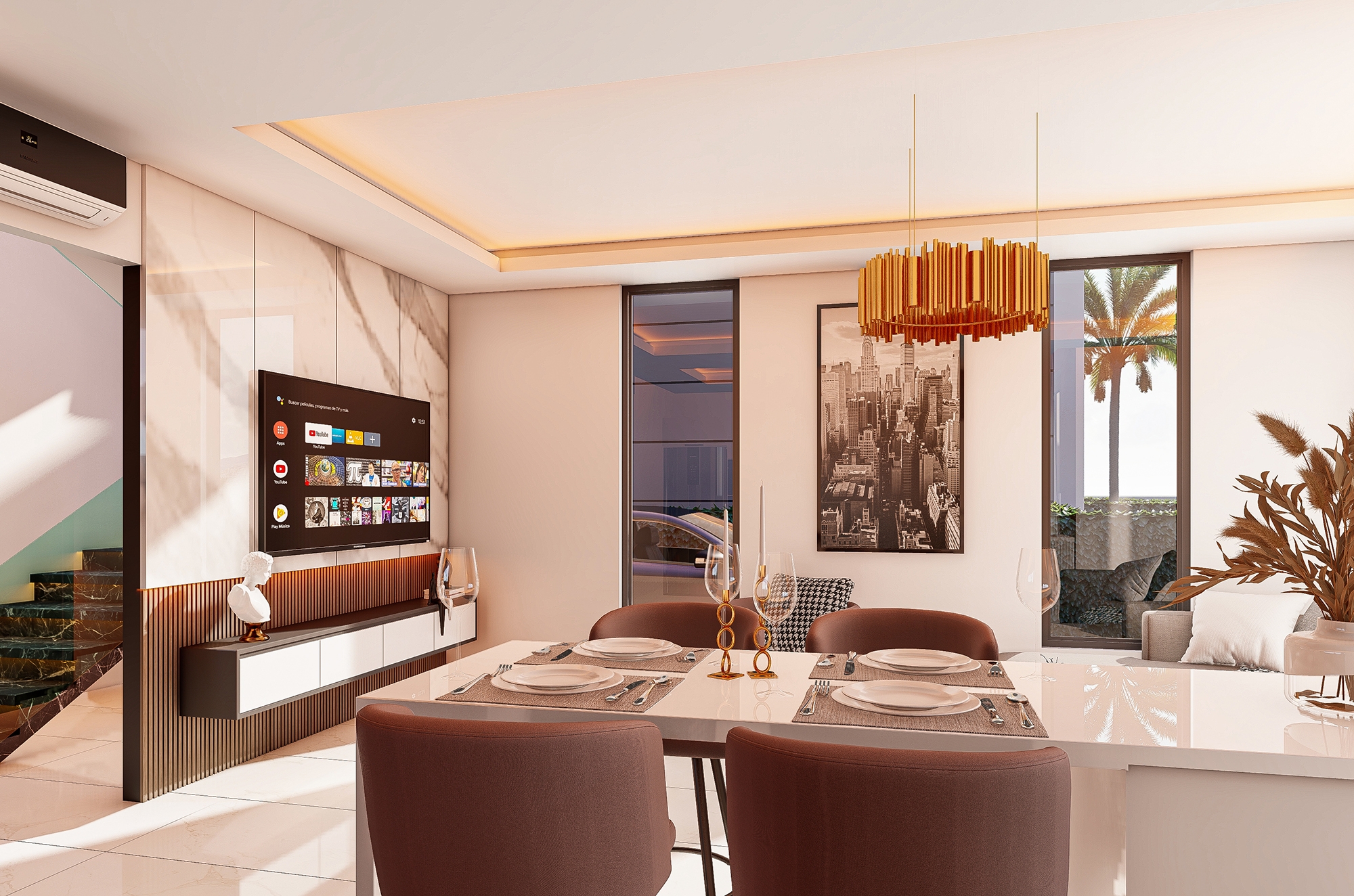 Luxuriöse 3+1 Villa mit Meerblick und Bergblick in Payallar, Alanya