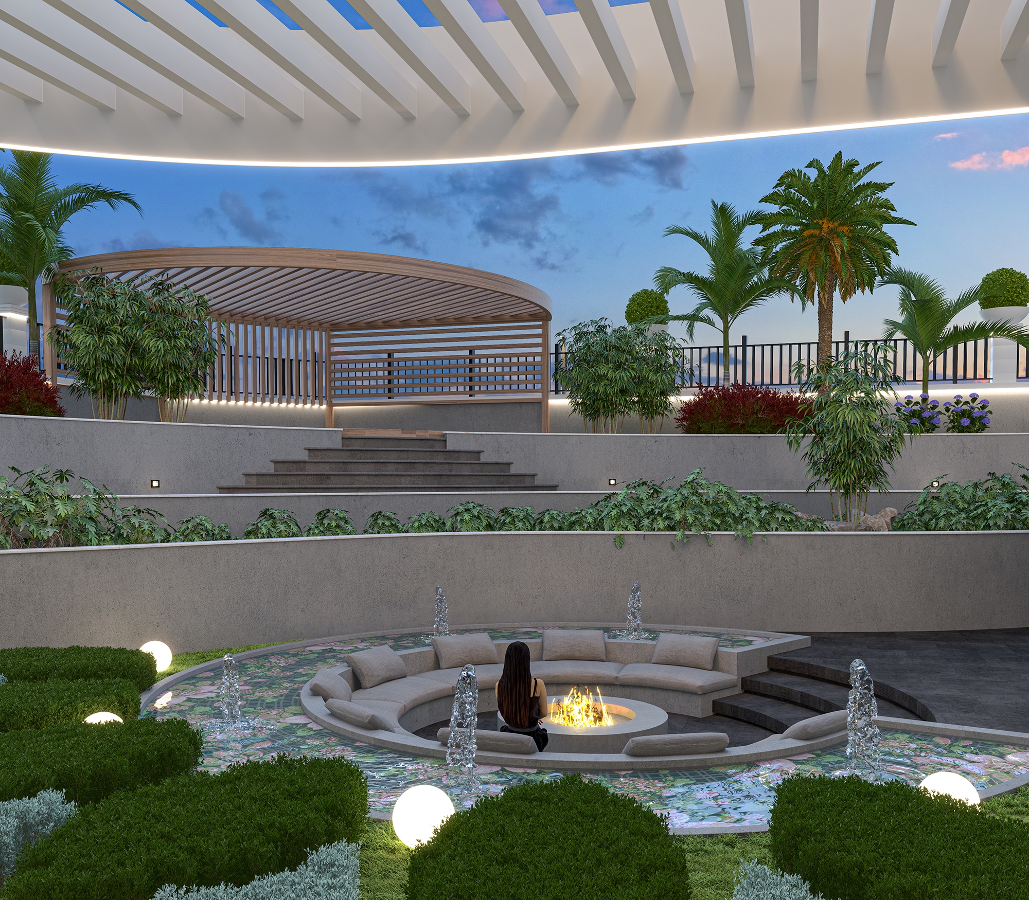 Luxury 1+1 Apartment with Sea and Castle Views, Alanya - Kestel