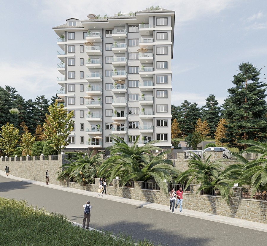 A new luxury project in a beautiful location in the Avsallar area