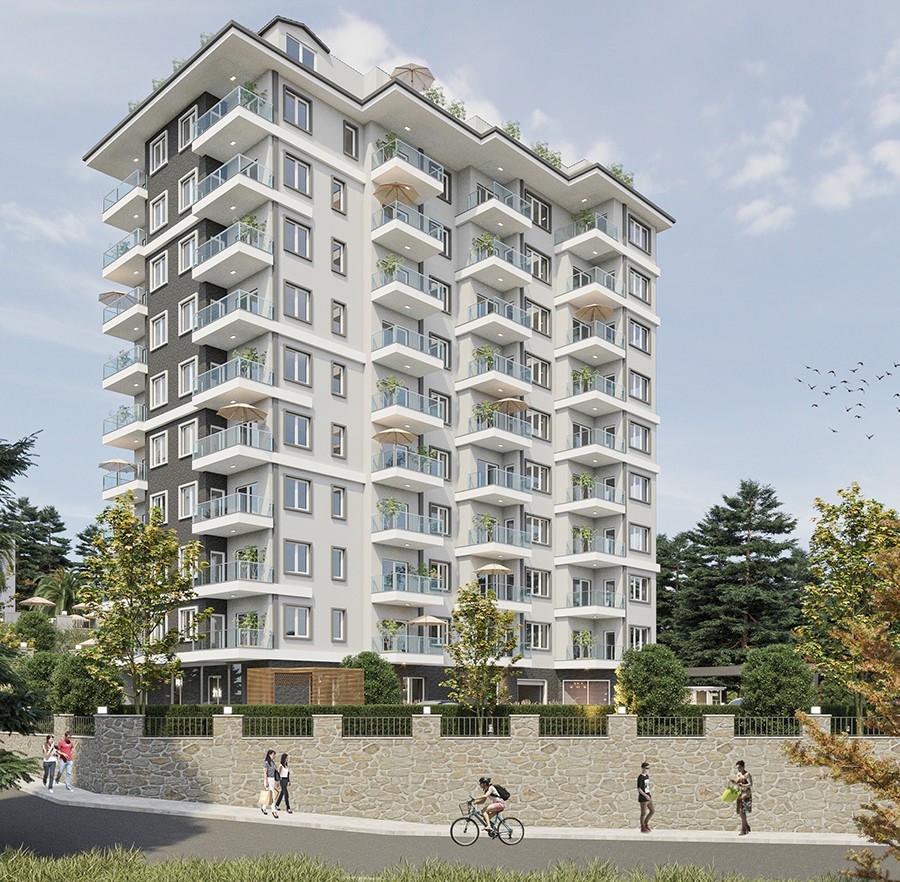 A new luxury project in a beautiful location in the Avsallar area