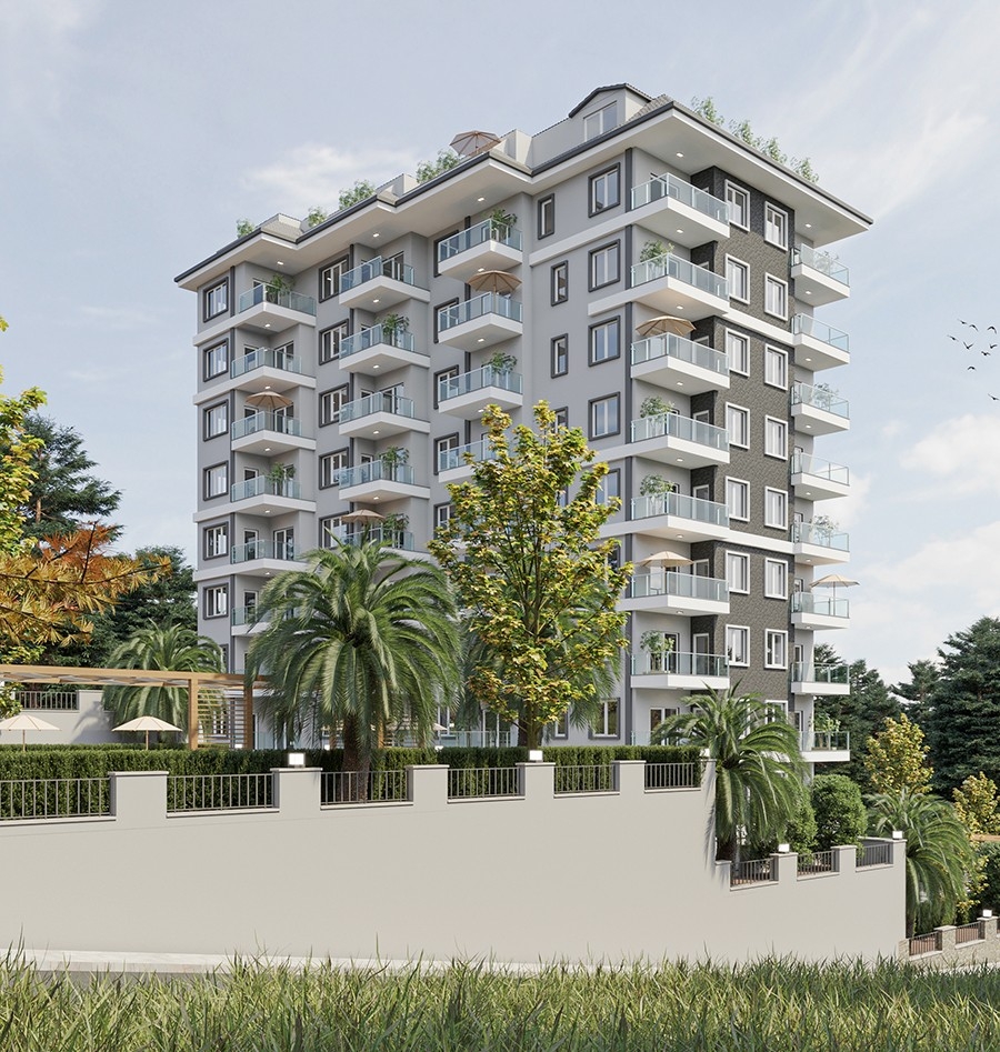 A new luxury project in a beautiful location in the Avsallar area