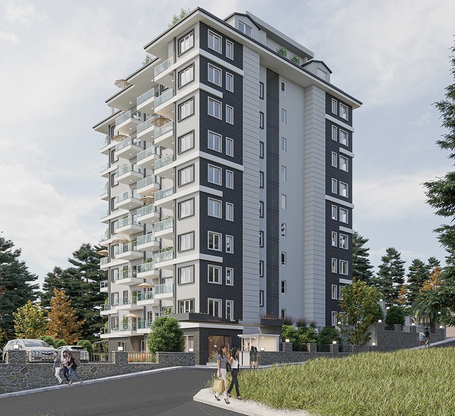 A new luxury project in a beautiful location in the Avsallar area