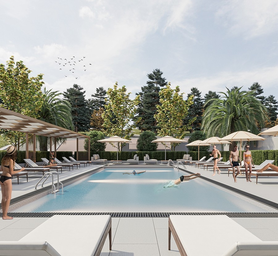 A new luxury project in a beautiful location in the Avsallar area