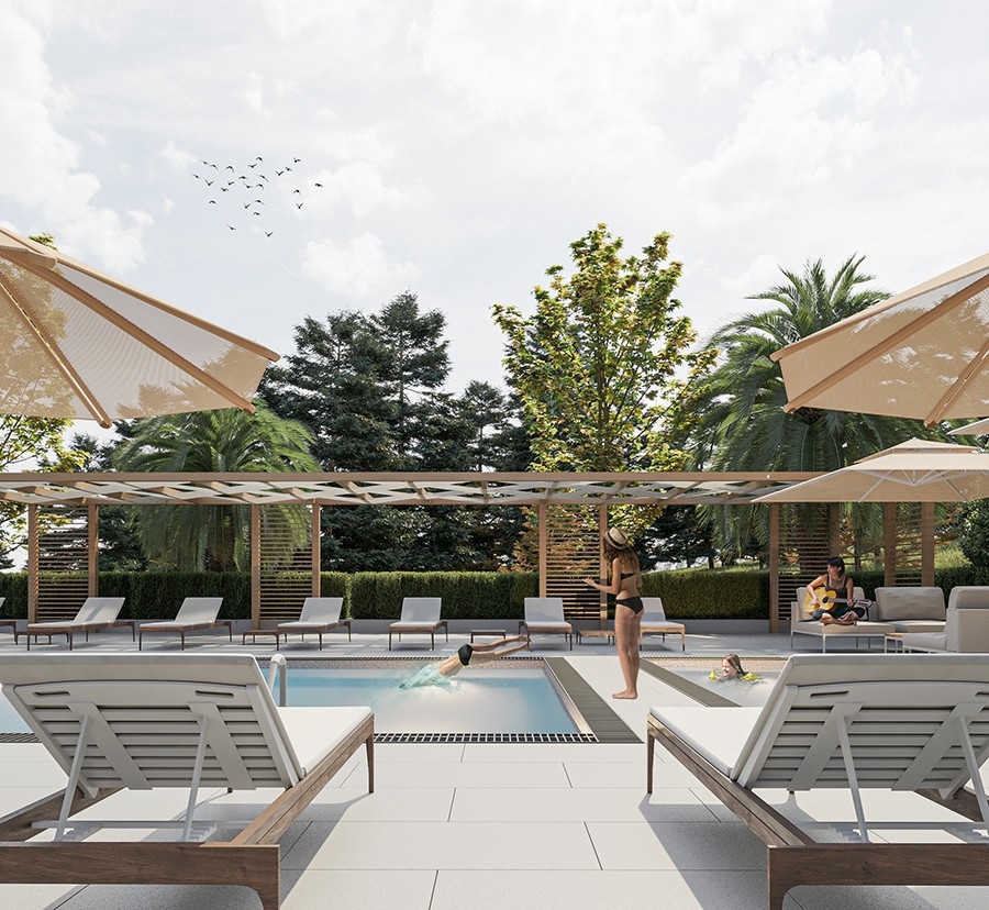 A new luxury project in a beautiful location in the Avsallar area