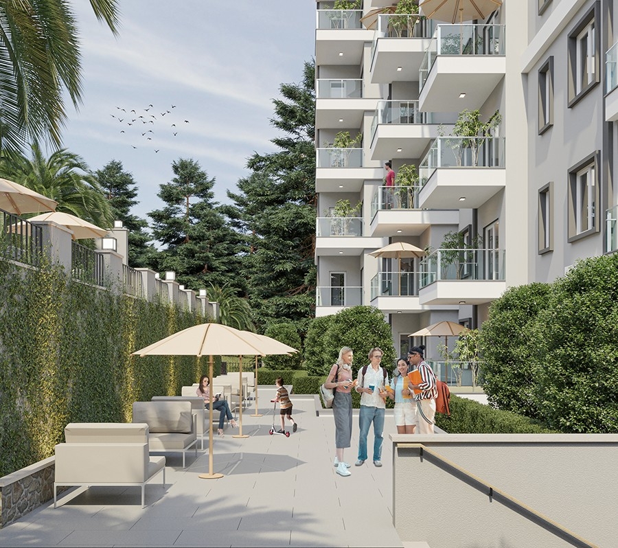 A new luxury project in a beautiful location in the Avsallar area