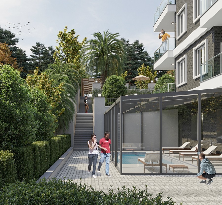 A new luxury project in a beautiful location in the Avsallar area