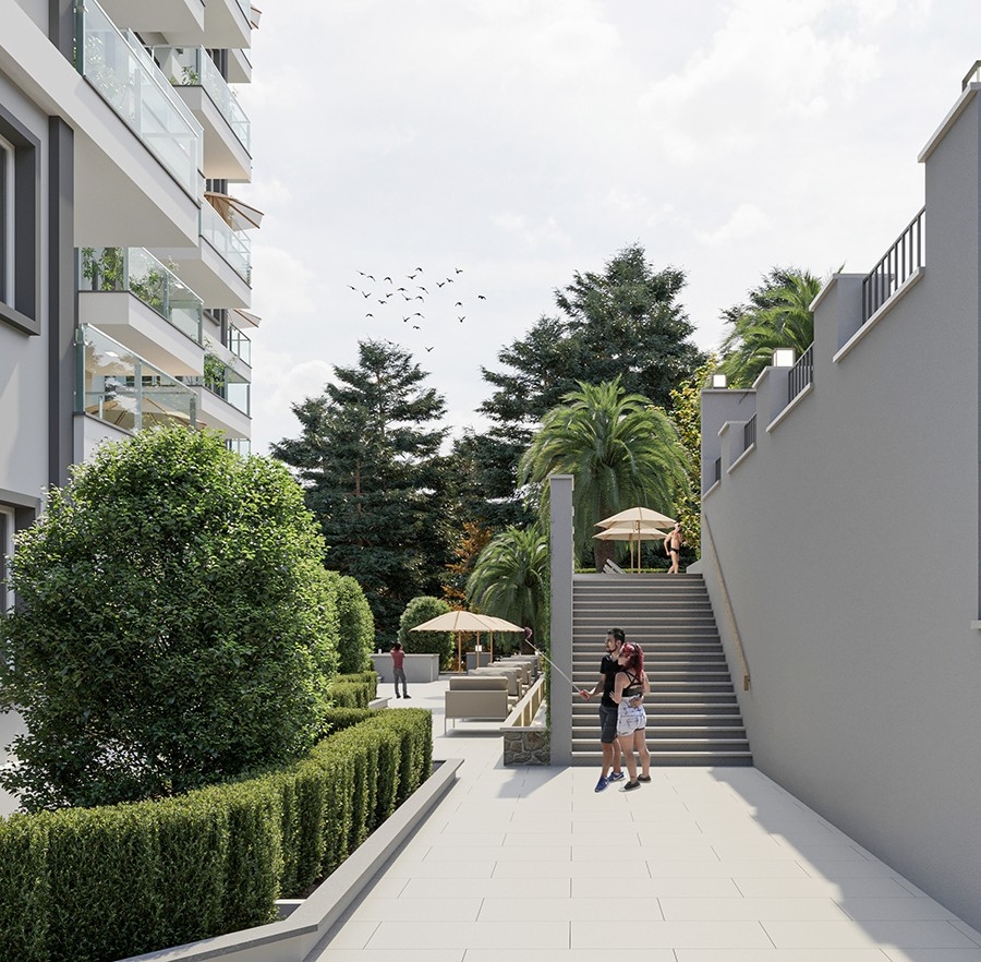 A new luxury project in a beautiful location in the Avsallar area