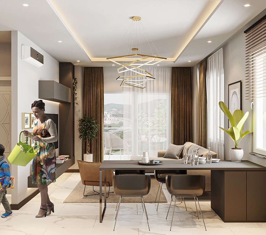 A new luxury project in a beautiful location in the Avsallar area