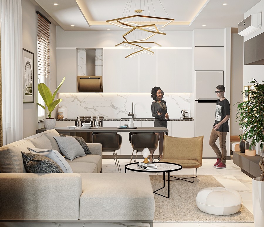 A new luxury project in a beautiful location in the Avsallar area