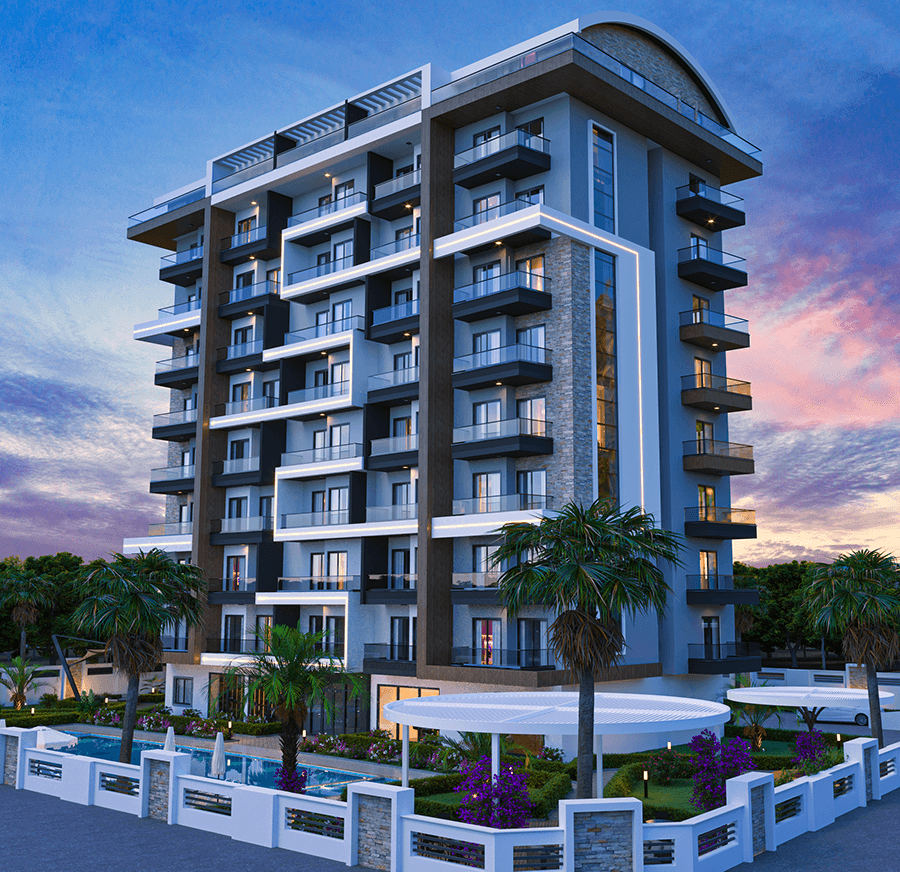New modern apartments for sale in Alanya
