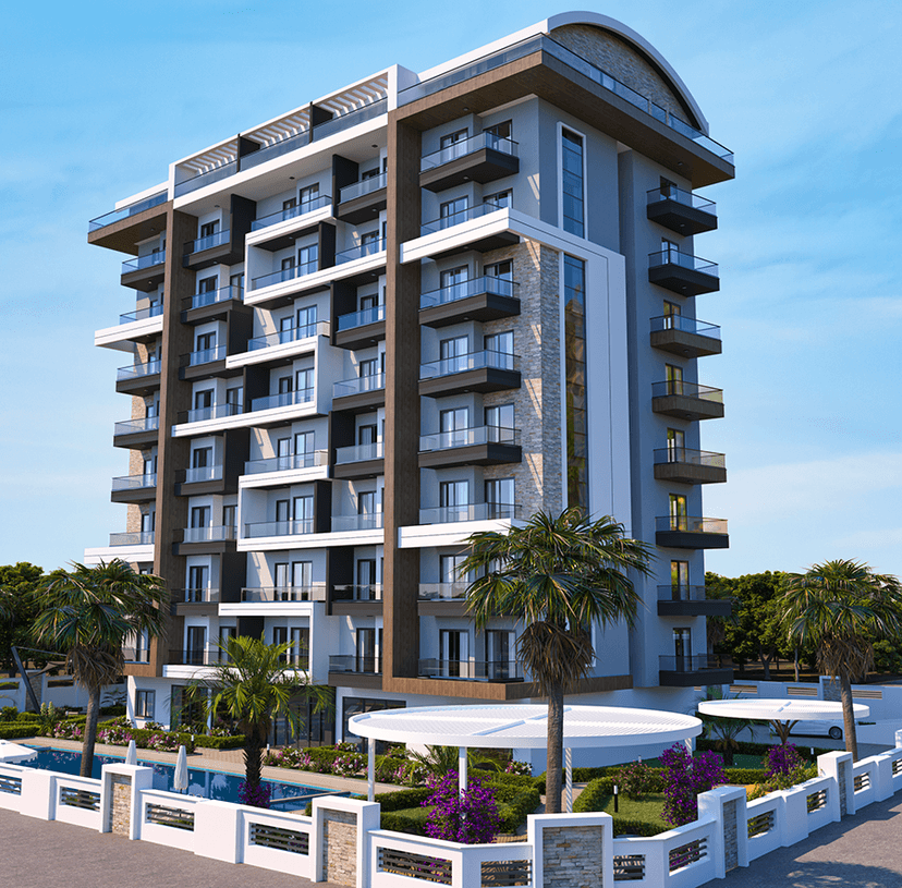 New modern apartments for sale in Alanya