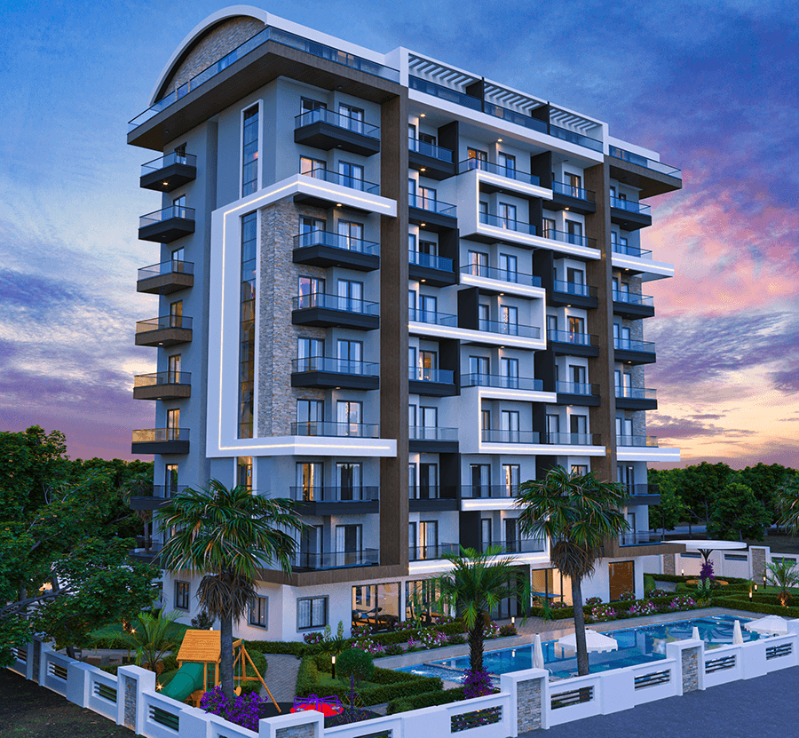 New modern apartments for sale in Alanya