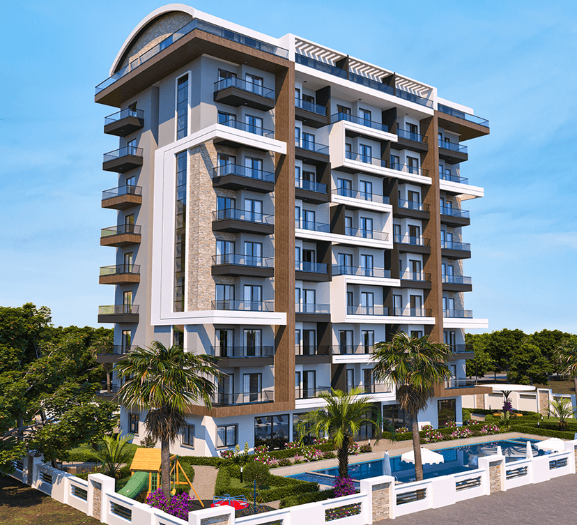 New modern apartments for sale in Alanya