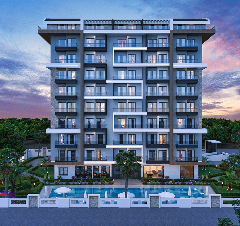 New modern apartments for sale in Alanya