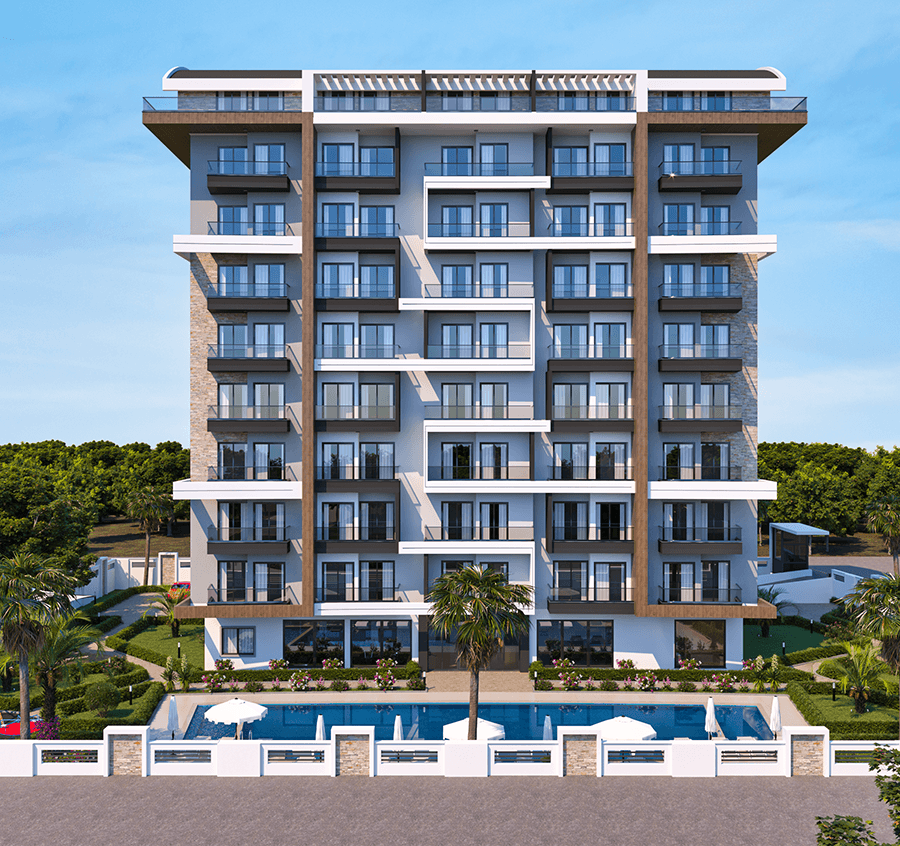 New modern apartments for sale in Alanya