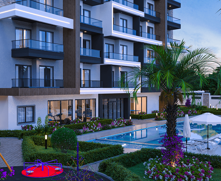 New modern apartments for sale in Alanya