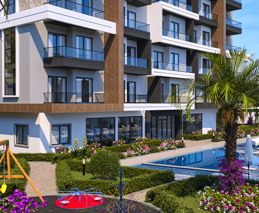 New modern apartments for sale in Alanya