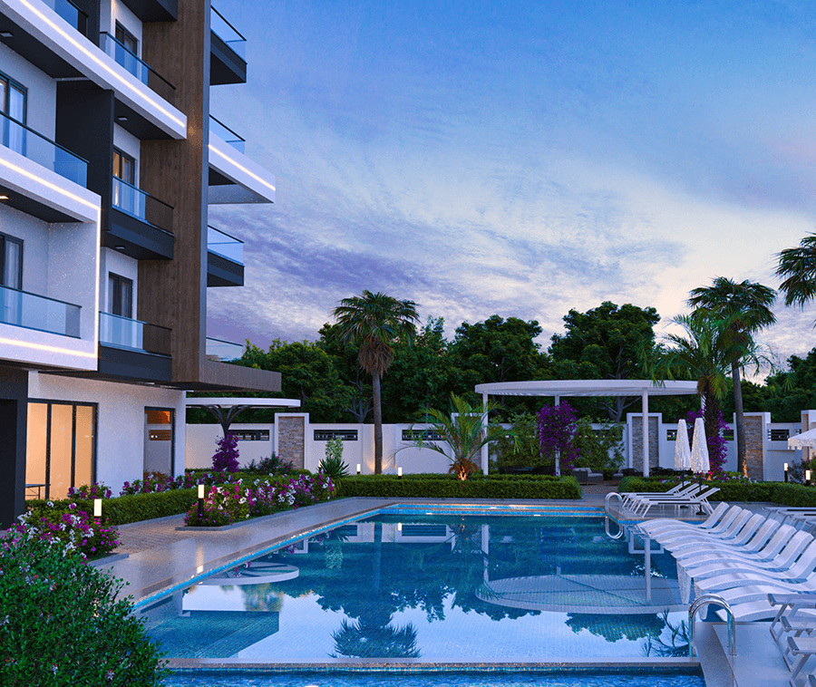 New modern apartments for sale in Alanya