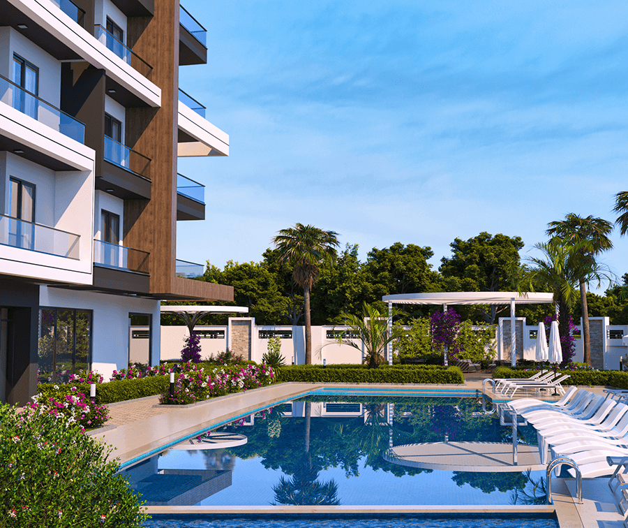 New modern apartments for sale in Alanya