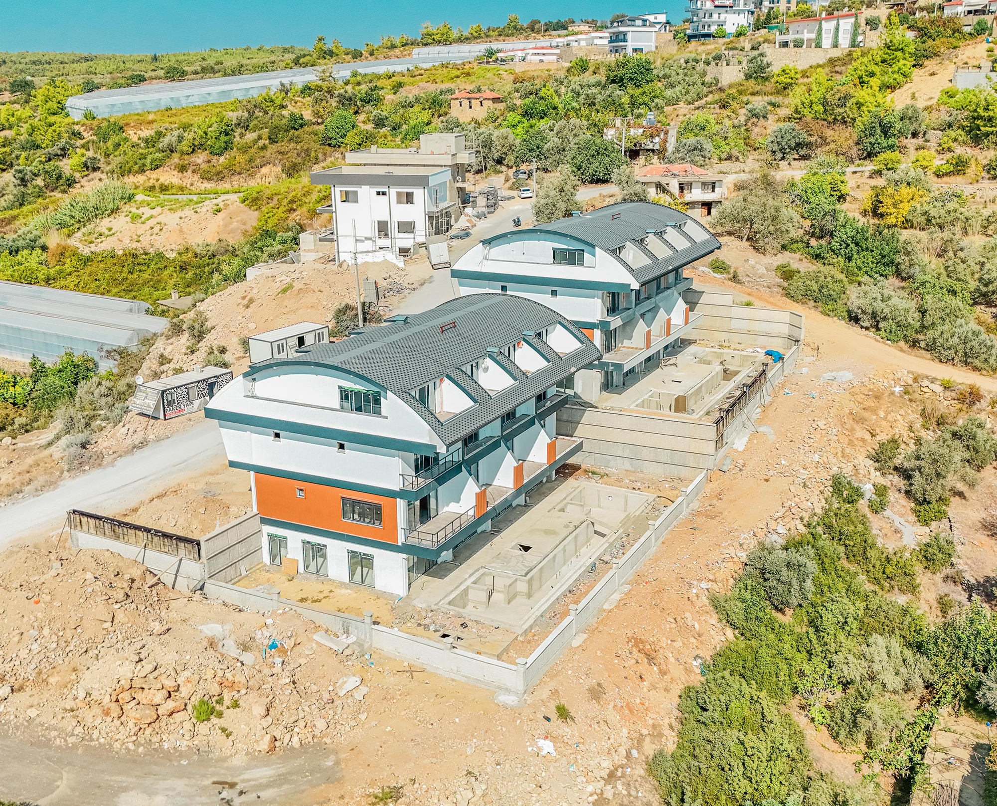Luxuriöse 4+1 Villa mit Bergblick in Incekum, Alanya