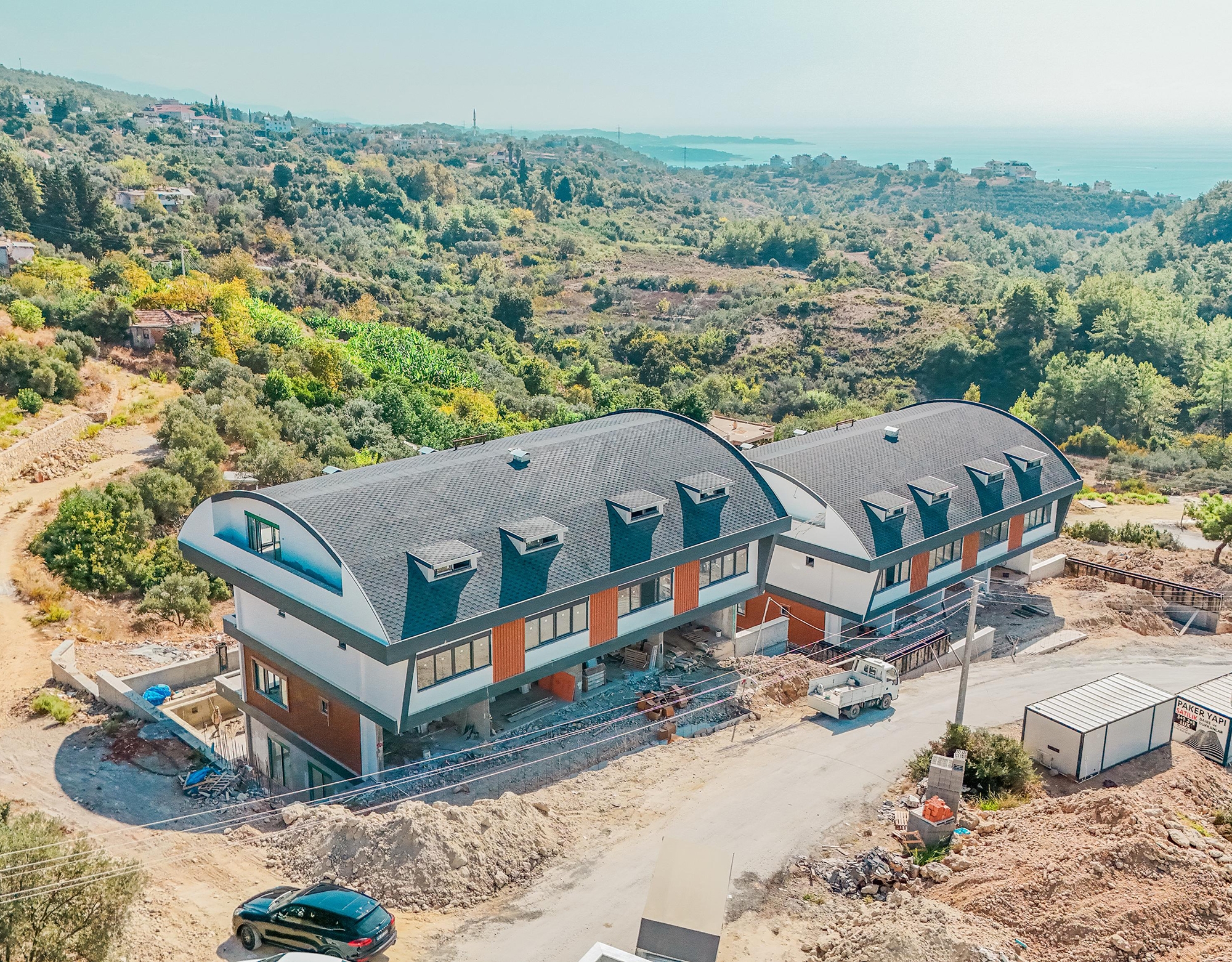 Luxuriöse 4+1 Villa mit Bergblick in Incekum, Alanya