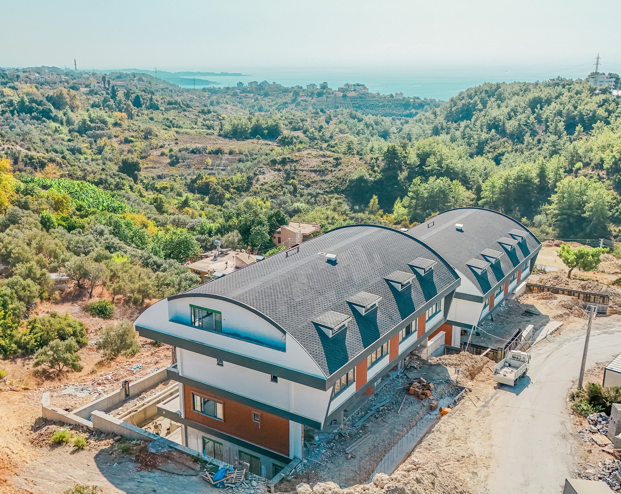 Luxuriöse 4+1 Villa mit Bergblick in Incekum, Alanya