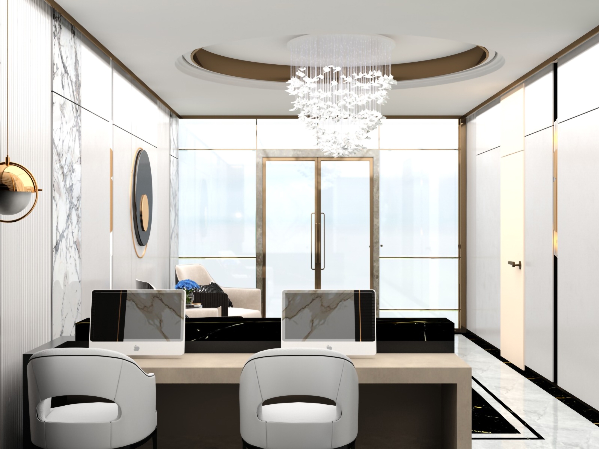 Luxuriöse 1+1 Wohnung mit atemberaubendem Blick im Zentrum von Alanya
