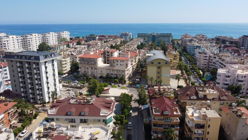 2+1 Lejlighed med udsigt til slot og bjerge, Alanya - Oba