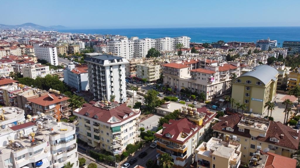 2+1 Lejlighed med udsigt til slot og bjerge, Alanya - Oba