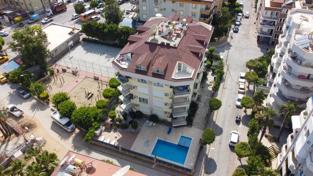 2+1 Lejlighed med udsigt til slot og bjerge, Alanya - Oba