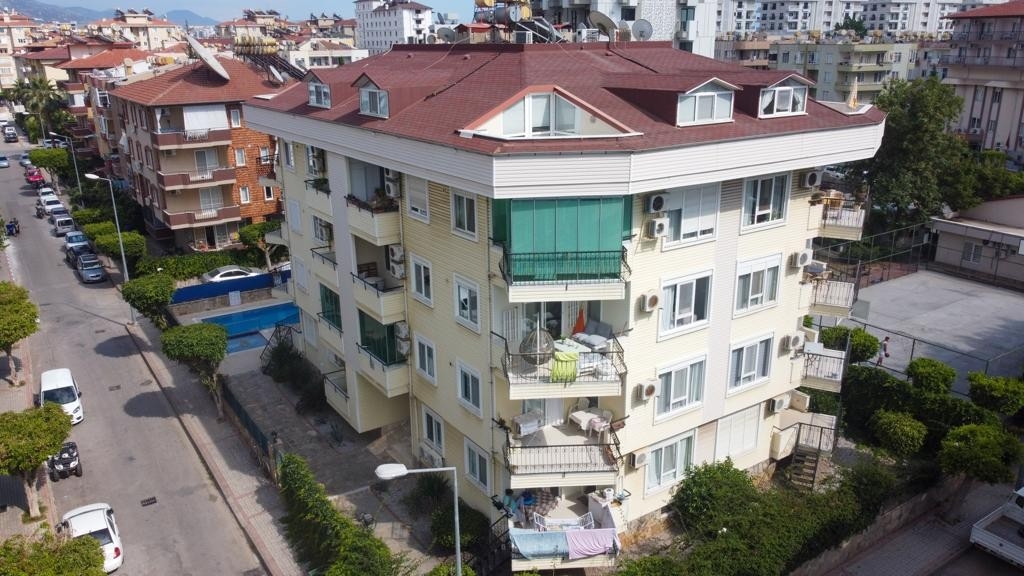 2+1 Lejlighed med udsigt til slot og bjerge, Alanya - Oba
