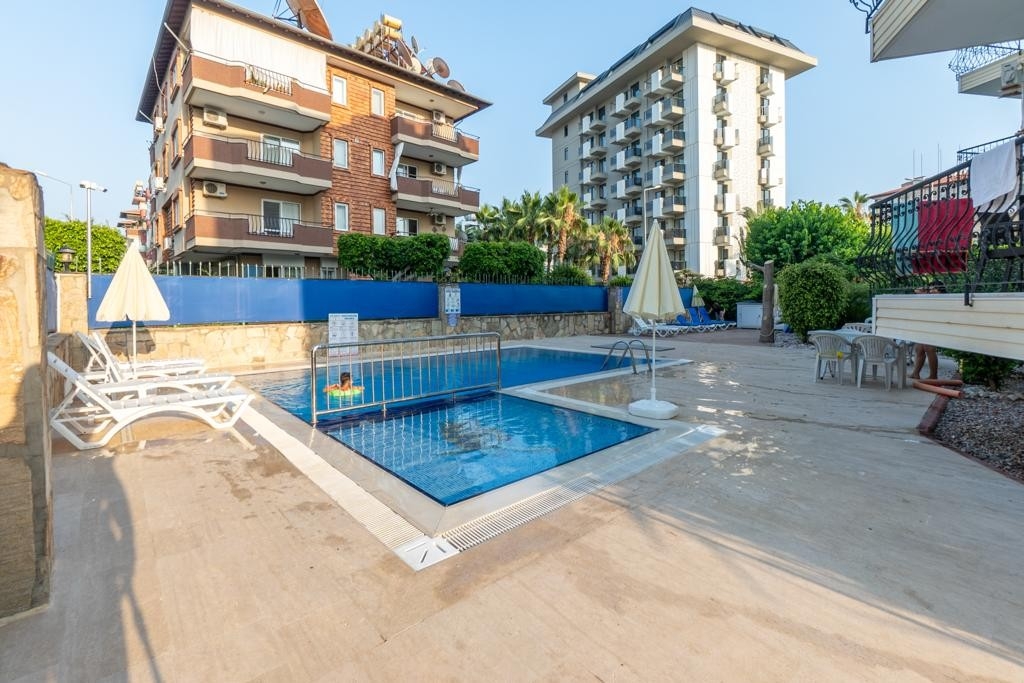 2+1 Lejlighed med udsigt til slot og bjerge, Alanya - Oba