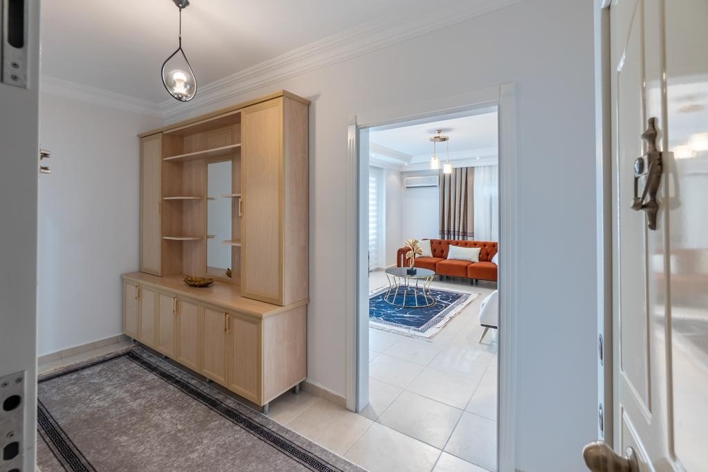 2+1 Lejlighed med udsigt til slot og bjerge, Alanya - Oba