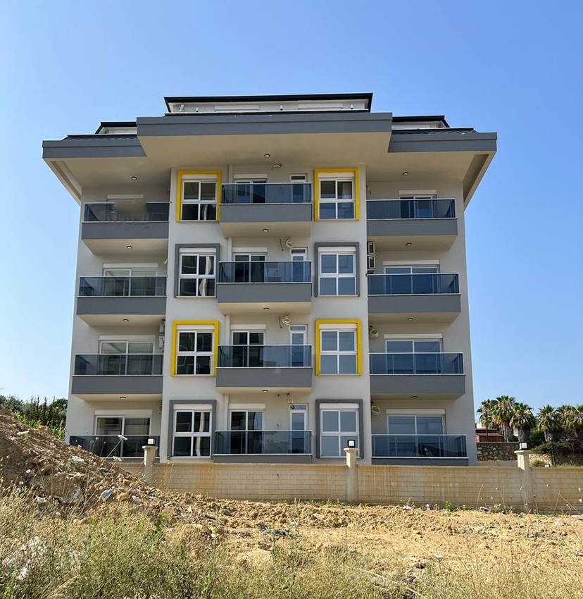 2+1 lägenhet med slott- och bergsutsikt, Alanya - Avsallar