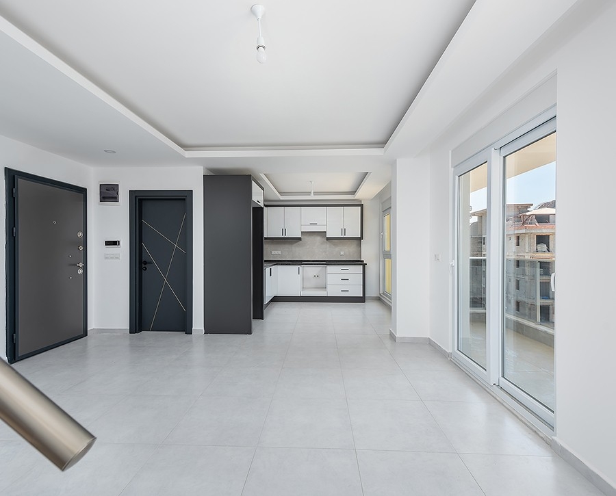 2+1 lägenhet med slott- och bergsutsikt, Alanya - Avsallar