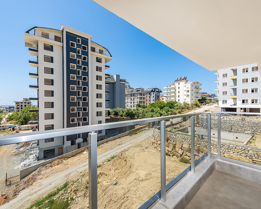 2+1 lägenhet med slott- och bergsutsikt, Alanya - Avsallar