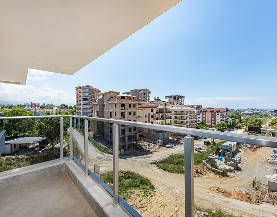 2+1 lägenhet med slott- och bergsutsikt, Alanya - Avsallar