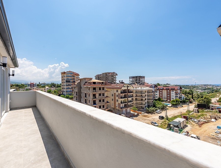 2+1 lägenhet med slott- och bergsutsikt, Alanya - Avsallar