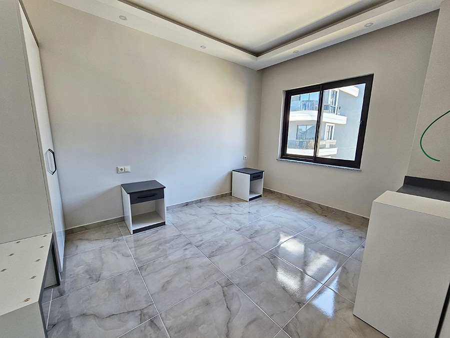 Ylellinen 1+1 huoneisto meri- ja linna-näköalalla, Alanya - Kargicak