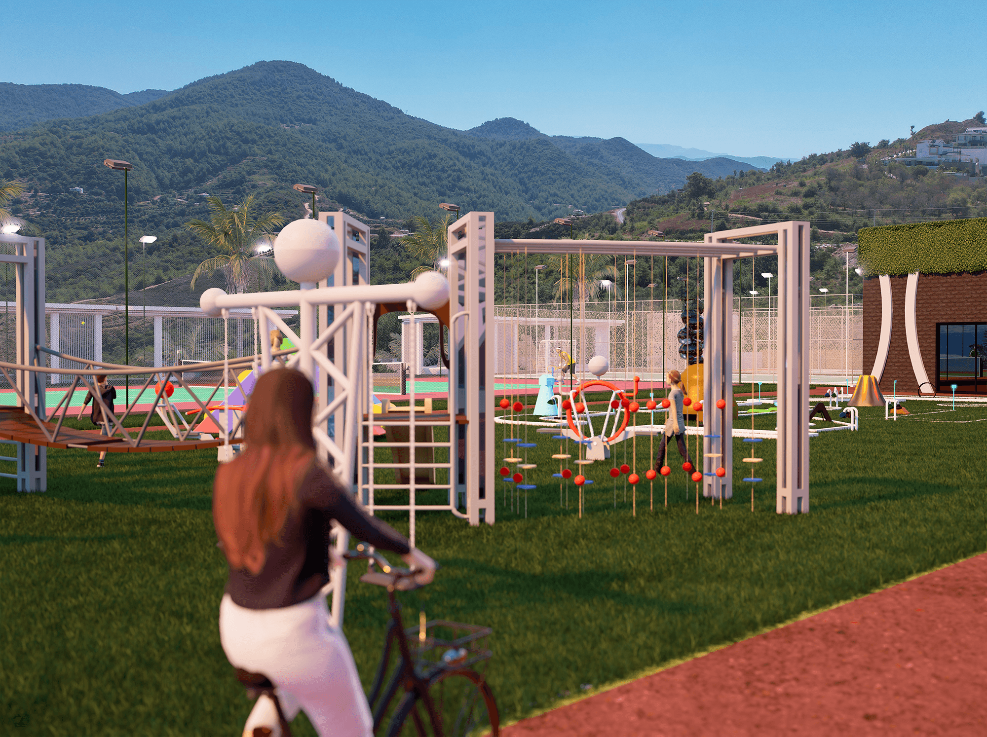 Luxuriöses 1+1 Apartment mit atemberaubendem Blick in Kargicak, Alanya