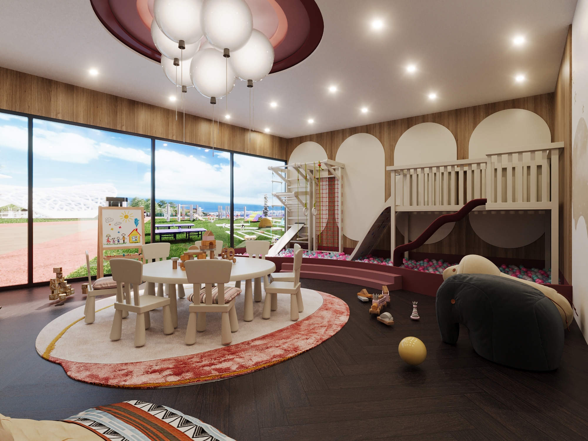 Luxuriöses 1+1 Apartment mit atemberaubendem Blick in Kargicak, Alanya
