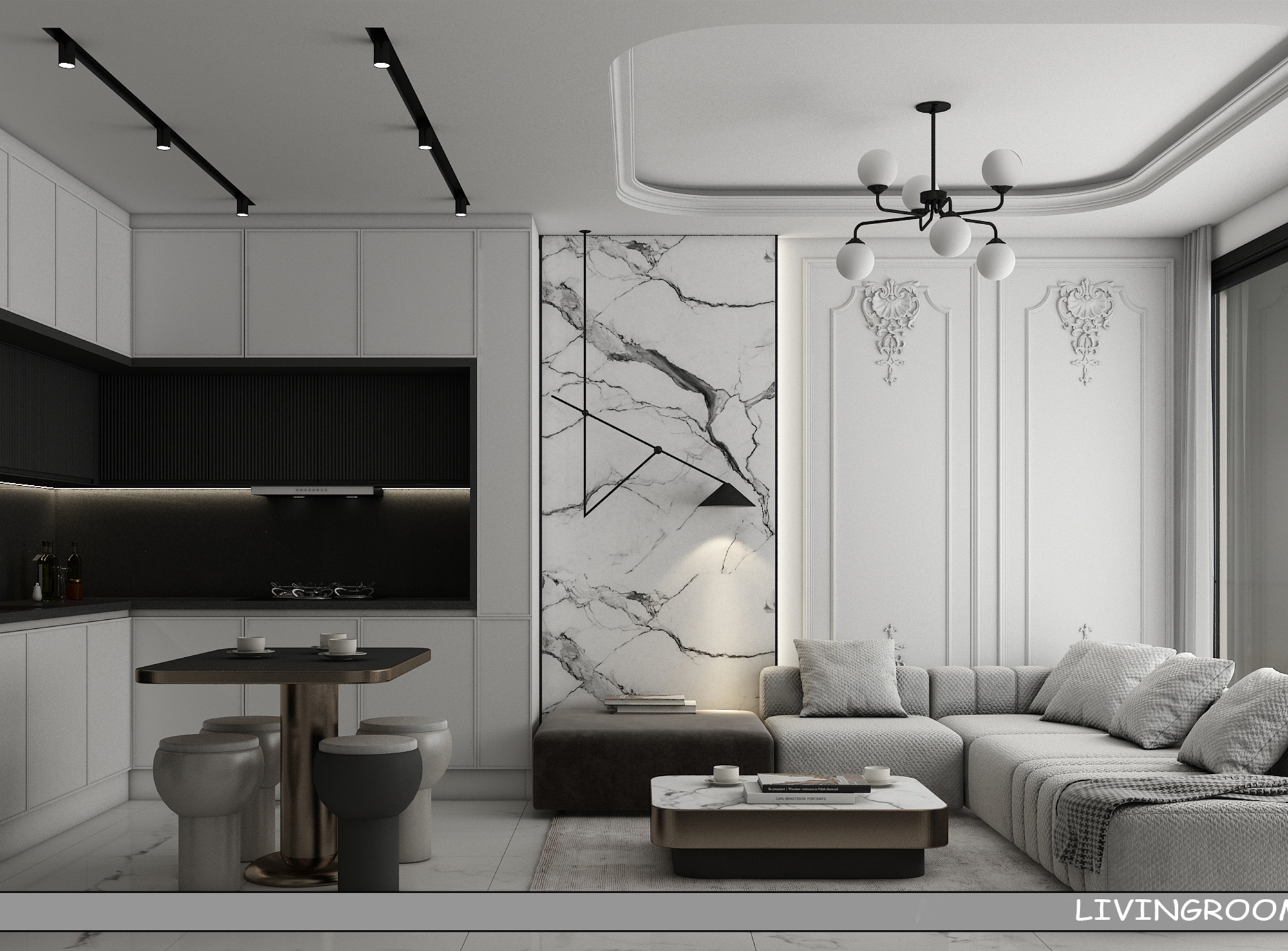 Luxuriöses 1+1 Apartment mit atemberaubendem Blick in Kargicak, Alanya