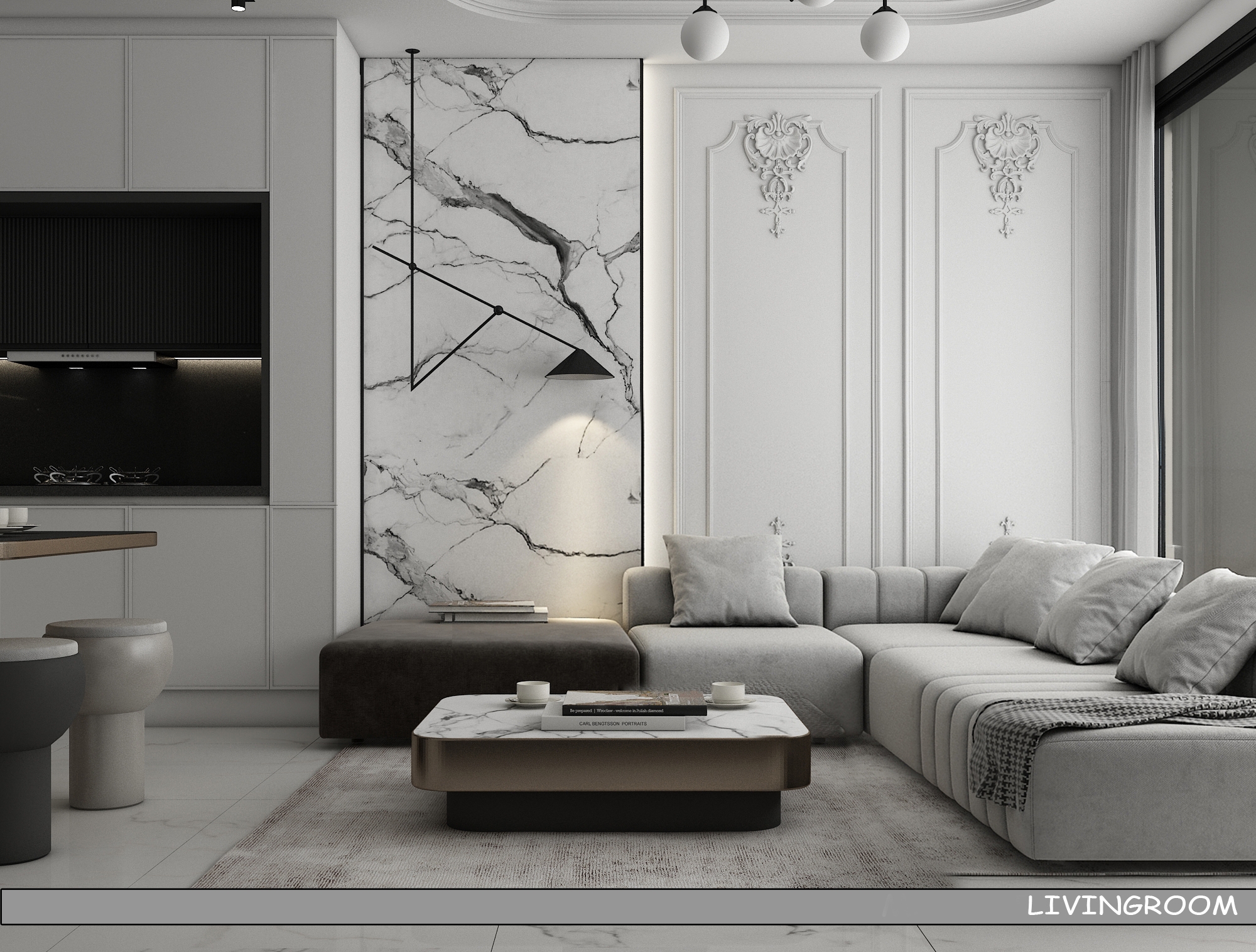 Luxuriöses 1+1 Apartment mit atemberaubendem Blick in Kargicak, Alanya
