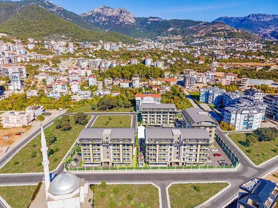 Luksus 1+1 Lejlighed med Fantastisk Udsigt, Alanya - Oba