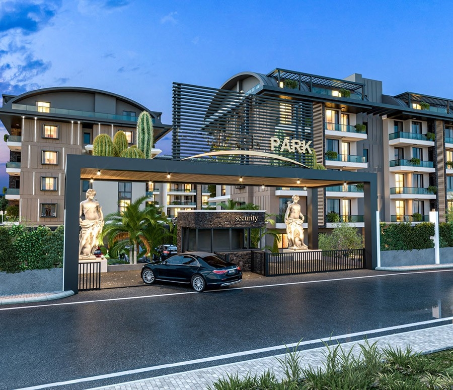 Luksus 1+1 Lejlighed med Fantastisk Udsigt, Alanya - Oba
