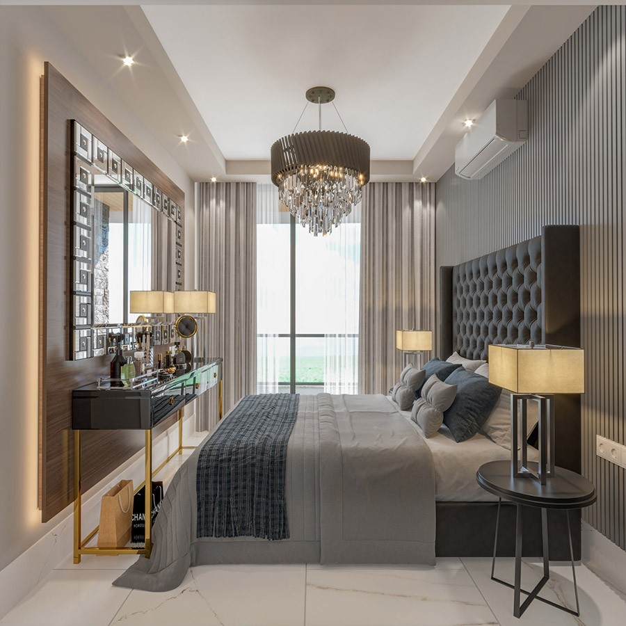 Luksus 1+1 Lejlighed med Fantastisk Udsigt, Alanya - Oba