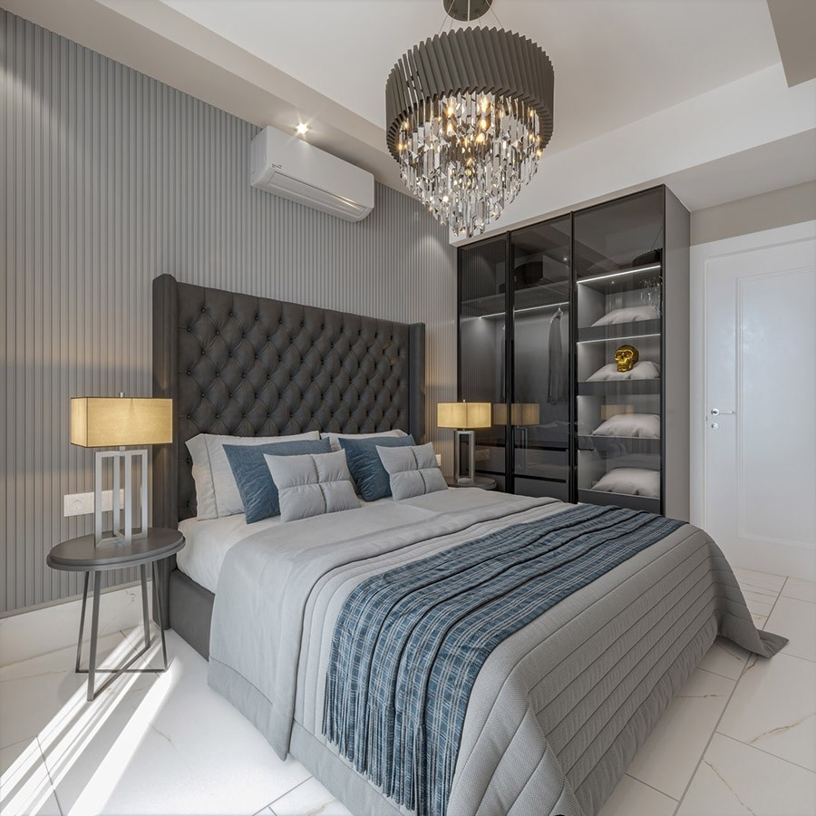 Luksus 1+1 Lejlighed med Fantastisk Udsigt, Alanya - Oba