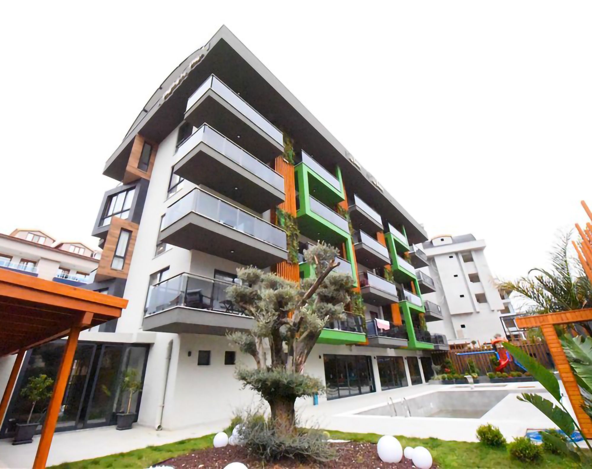 Ylellinen 1+1 Asunto Vuorinäköalalla Oba, Alanya