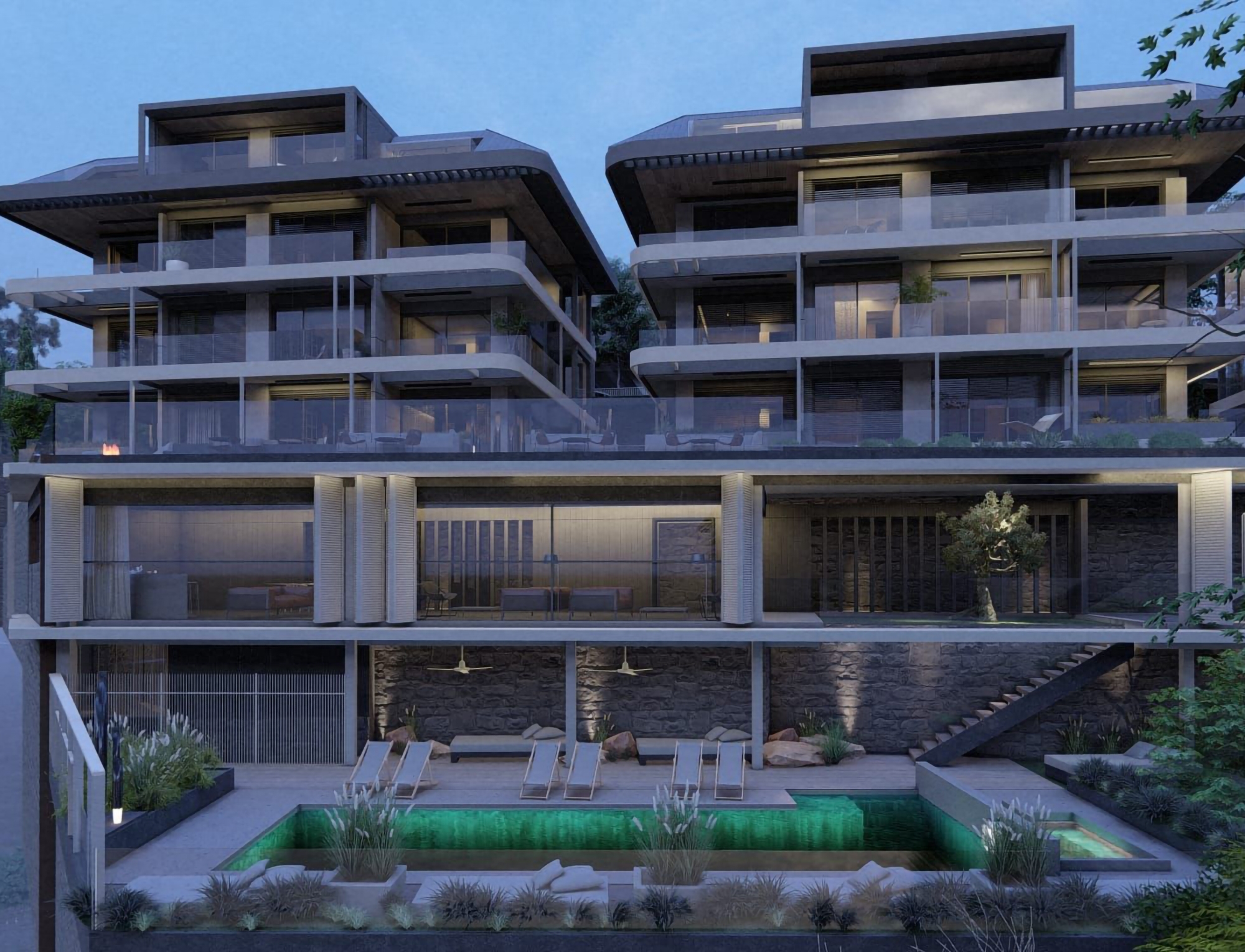 Luxury 1+1 Apartment with Sea, Castle, and Mountain Views in Alanya Center