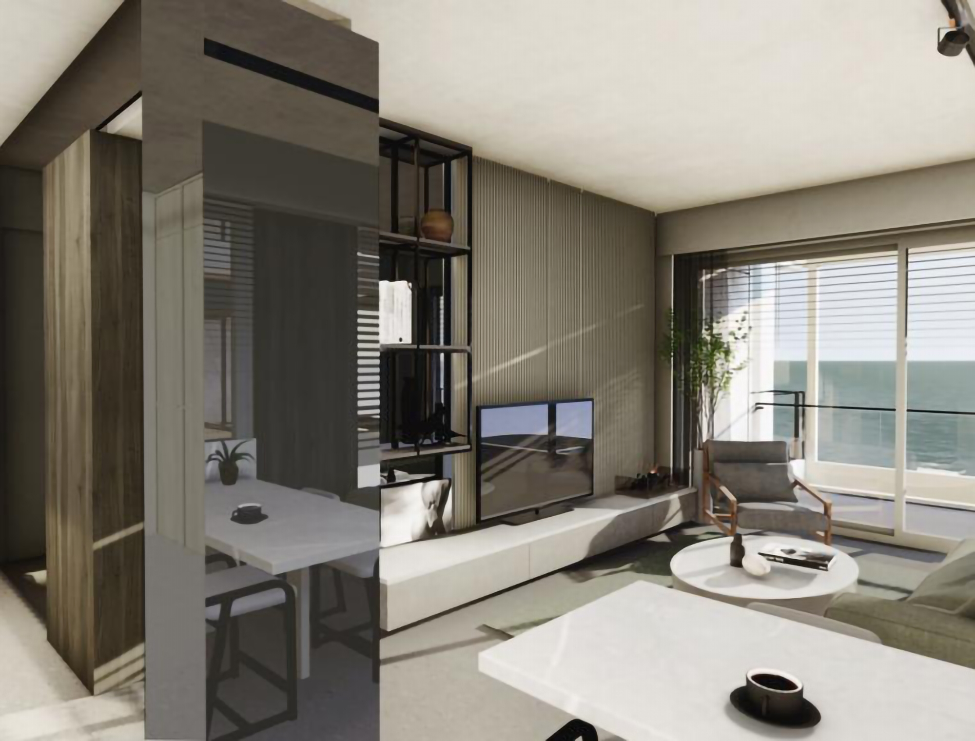 Luxury 1+1 Apartment with Sea, Castle, and Mountain Views in Alanya Center